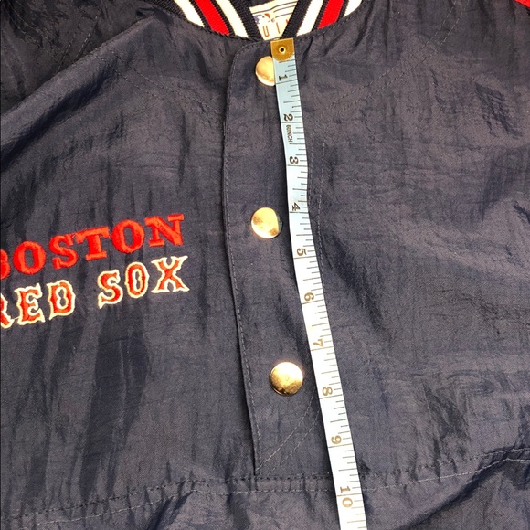 VTG 90’s Starter Boston Red Sox Nylon Pullover Windbreaker - Picture 15 of 15